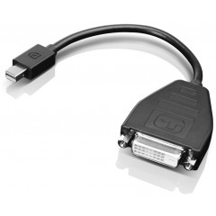 Lenovo - DisplayPort adapter - single link - Mini DisplayPort (M) to DVI-D (F) - 20 cm - for ThinkPad L570